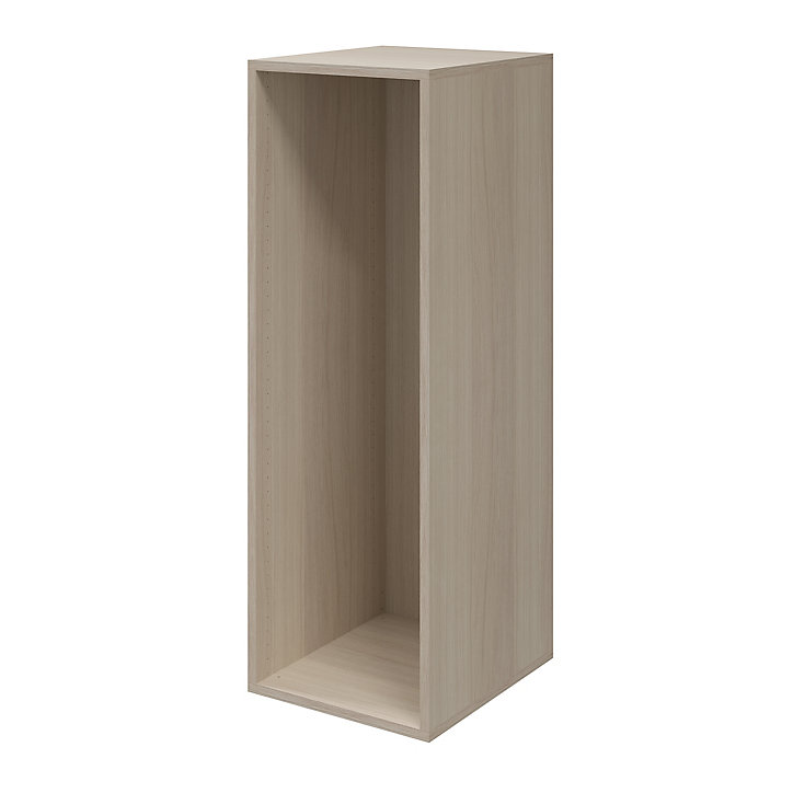 Commode effet chêne 6 tiroirs GoodHome Atomia H. 112,5 x L. 37,5 x P. 45 cm