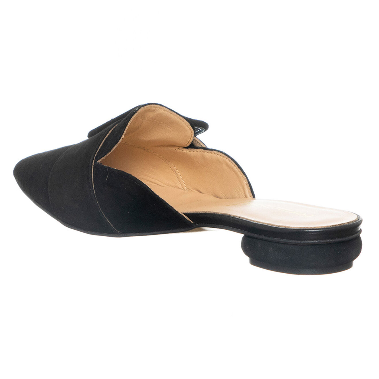 Loretta Pettinari Mules en Cuir Camo noires