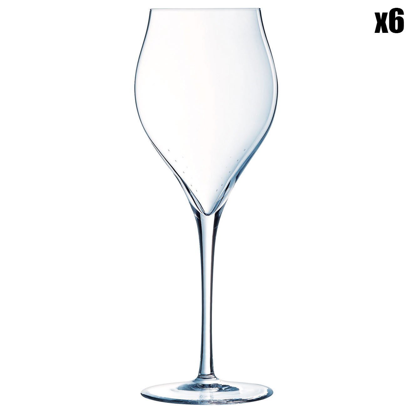 Chef & Sommelier 6 Flûtes à Champagne Exaltation transparentes - 30 cl