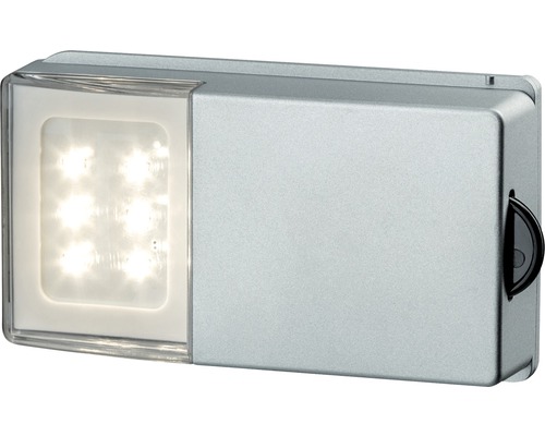 LED kastlamp 25 lm 2700 K SnapLED zilver op batterijen