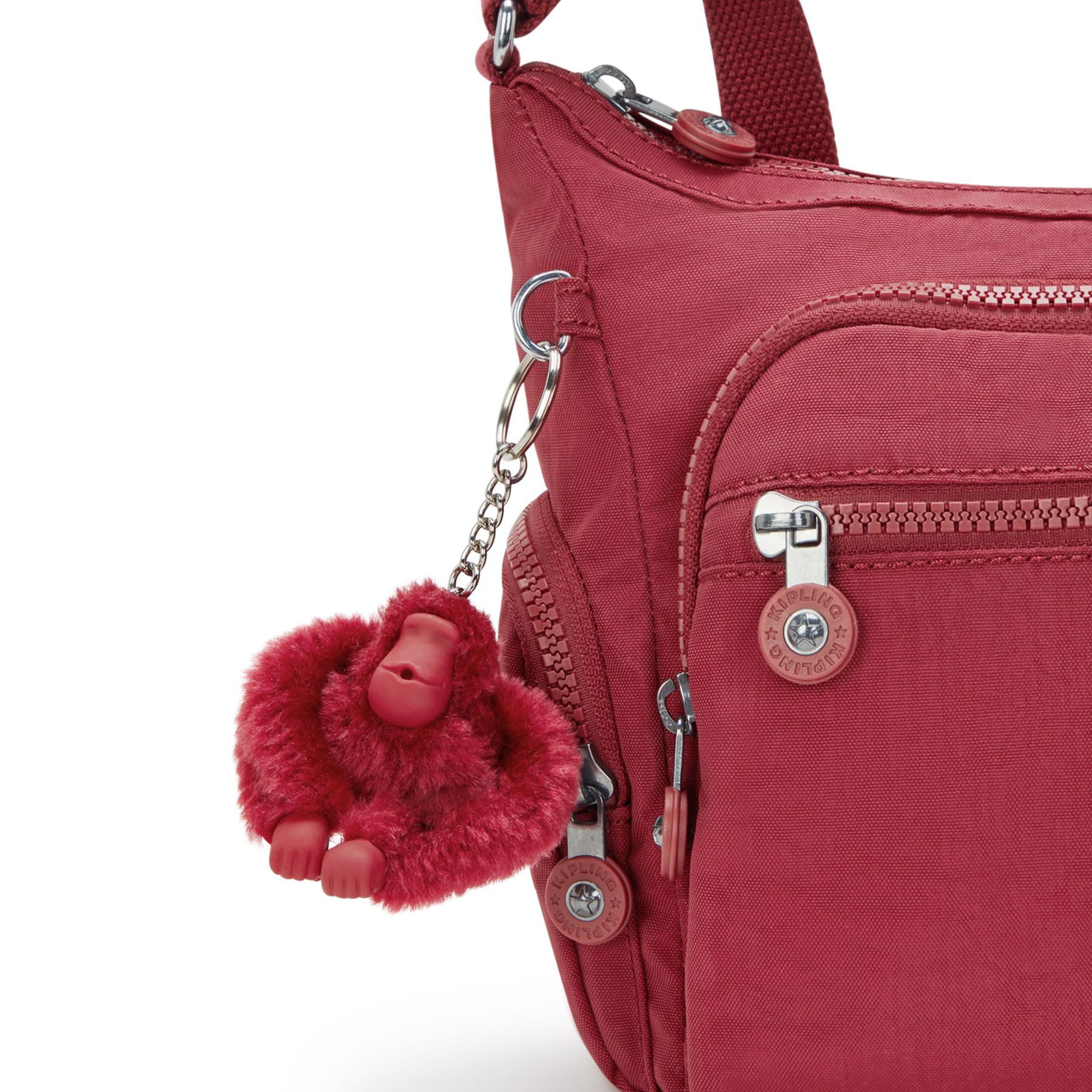 GABBIE S Petit sac bandoulière à compartiments multiples - Funky Red