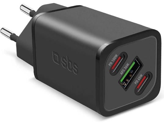 SBS - Chargeur secteur GaN 100W Power Delivery