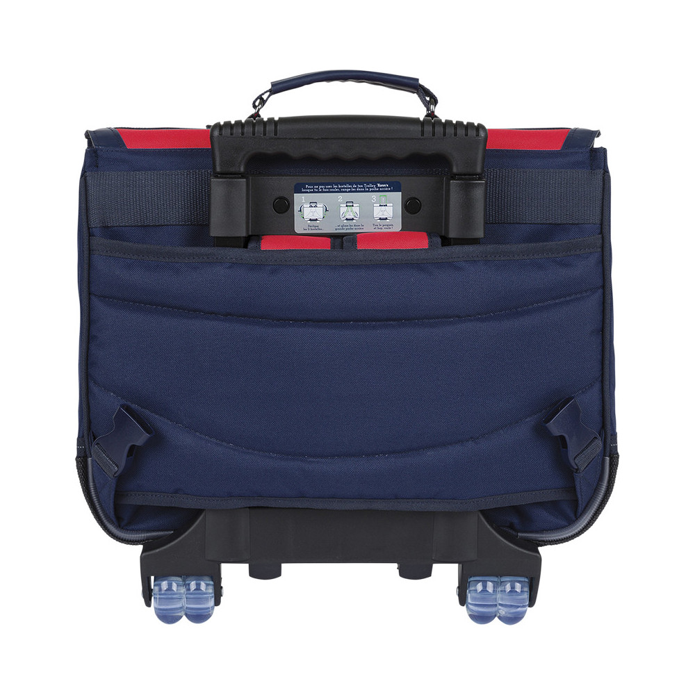 Cartable trolley Tristan bicolore