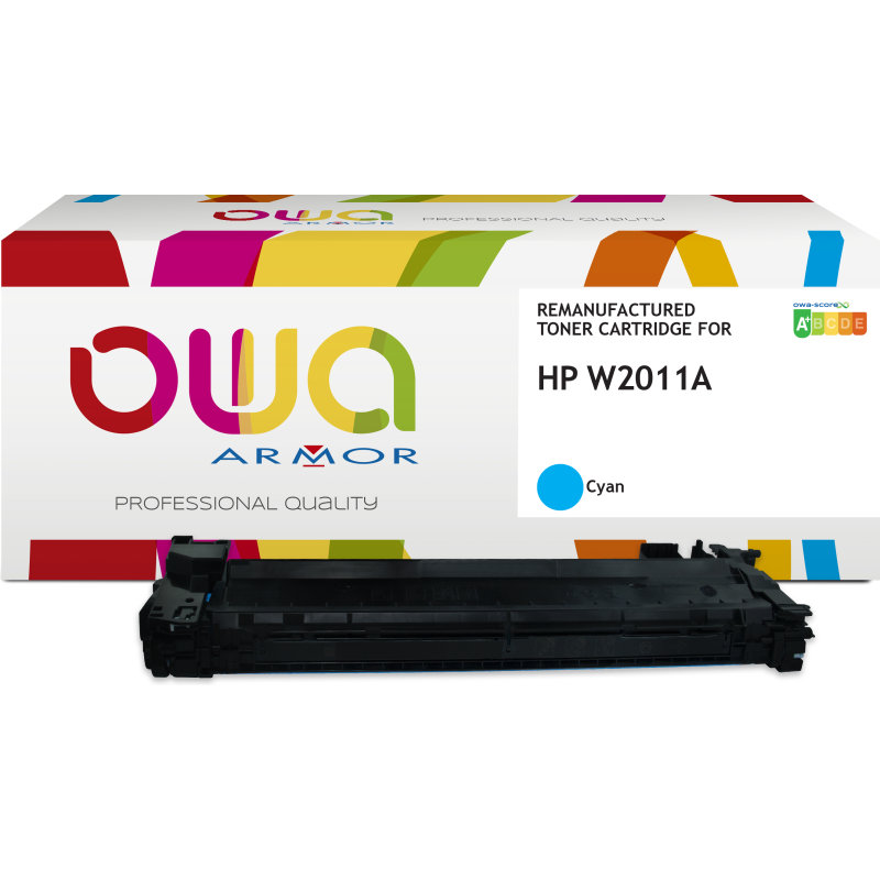 Toner remanufacturé OWA - standard - pour HP W2011A