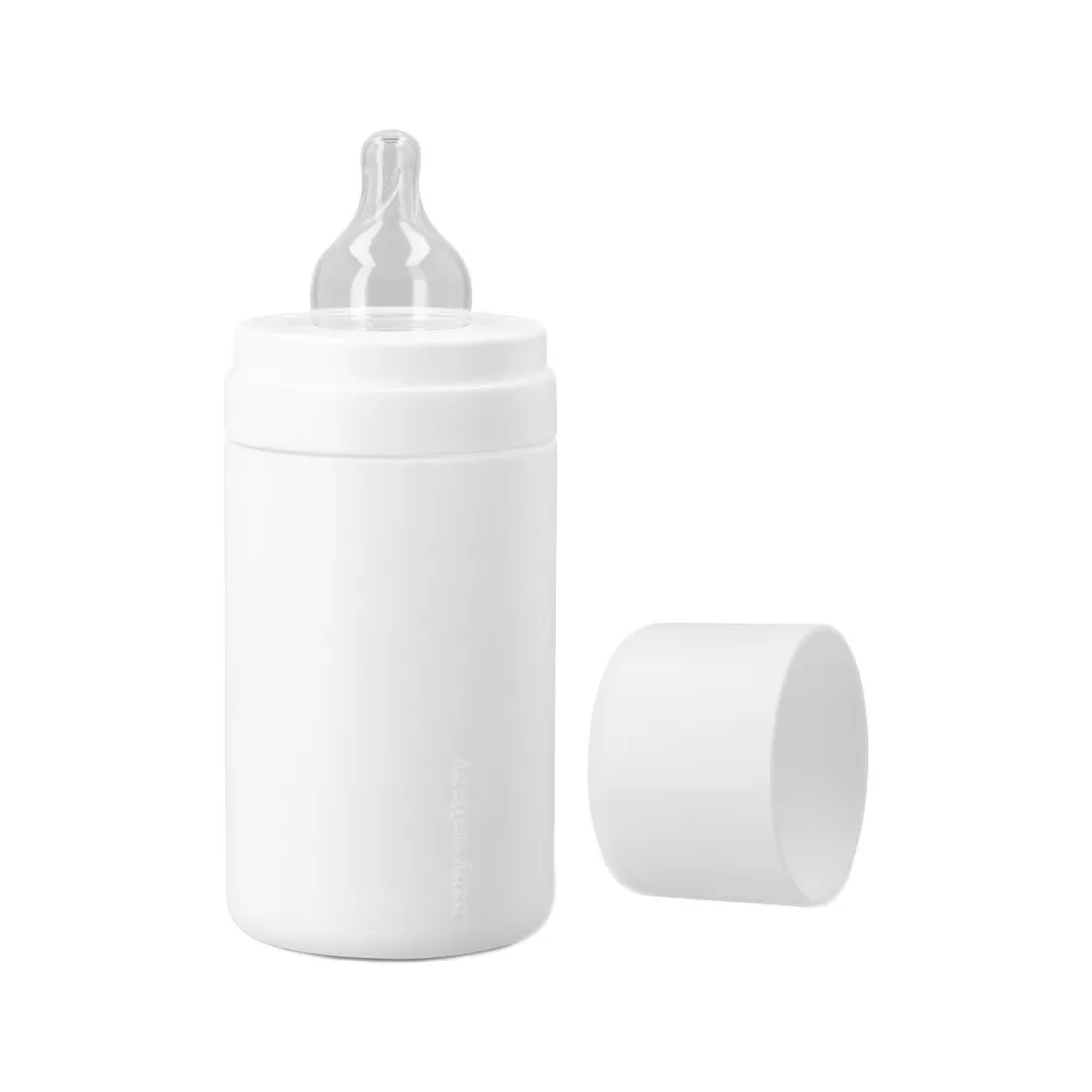 Baby Wallaby Sutteflaske 240 ml - White