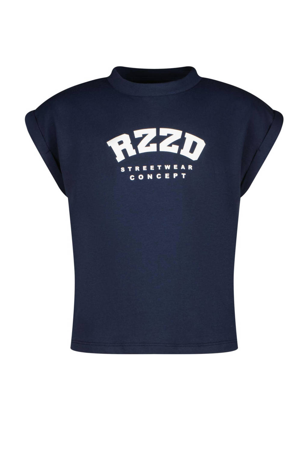 Raizzed T-shirt Merena met logo donkerblauw