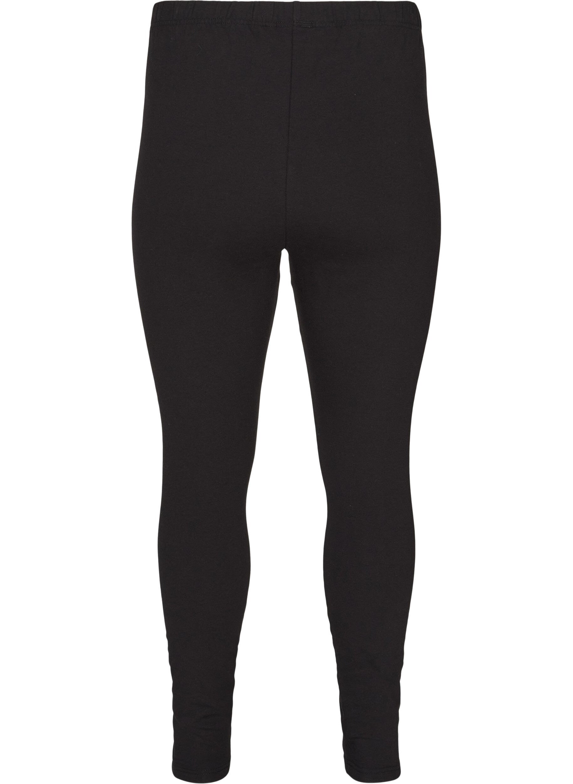 Leggings i bomuld med foer