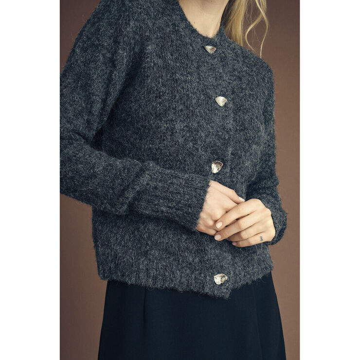 A-VIEW Audrey knit cardigan Dark grey