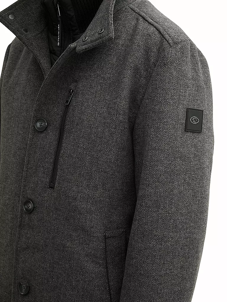 TOM TAILOR Mantel grau