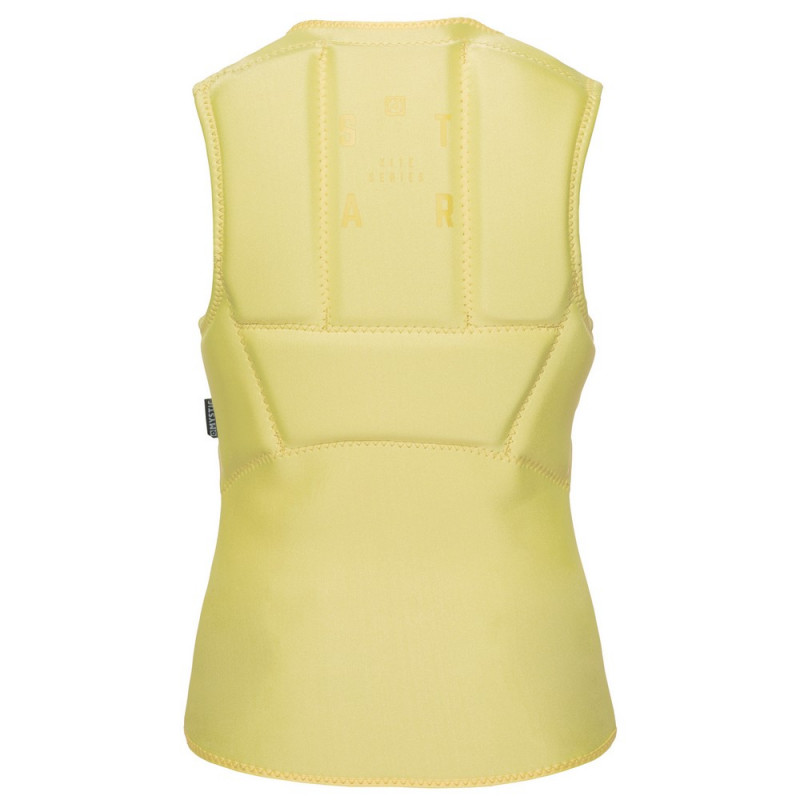 Gilet Impact Femme Kitesurf Mystic Star frontzip jaune