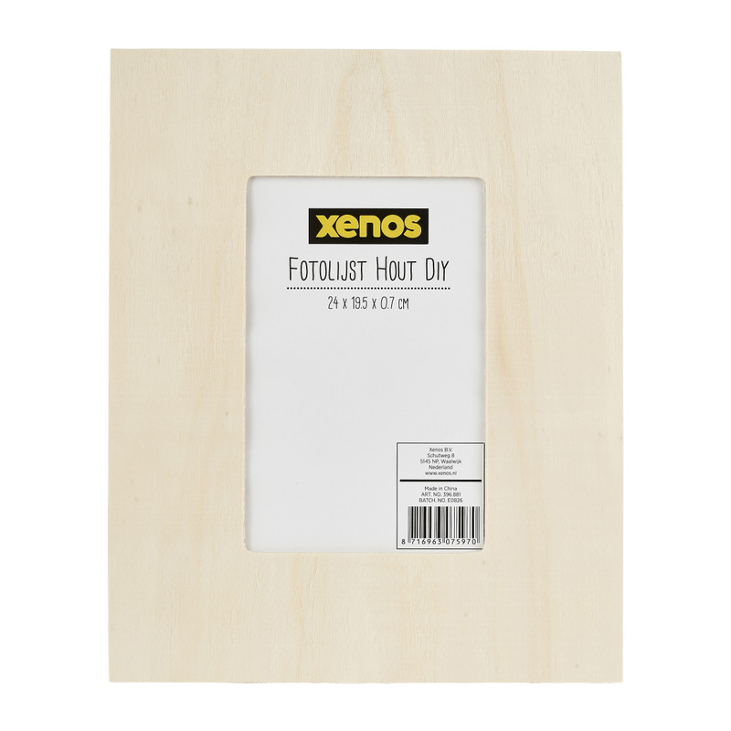 Fotolijst hout DIY - 24x19.5x0.7 cm