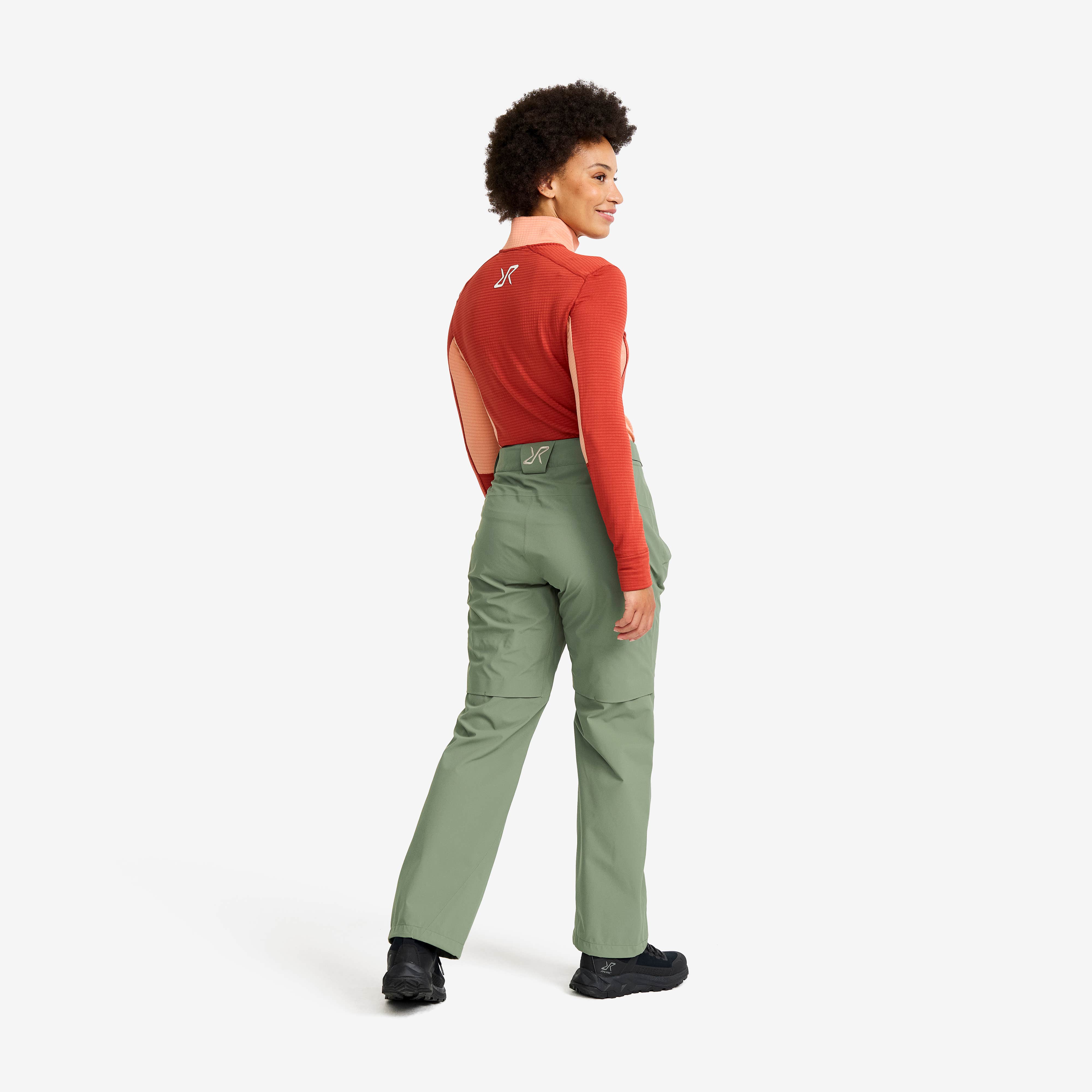 Cloud 3L Shell Pants Dame Dusty Green
