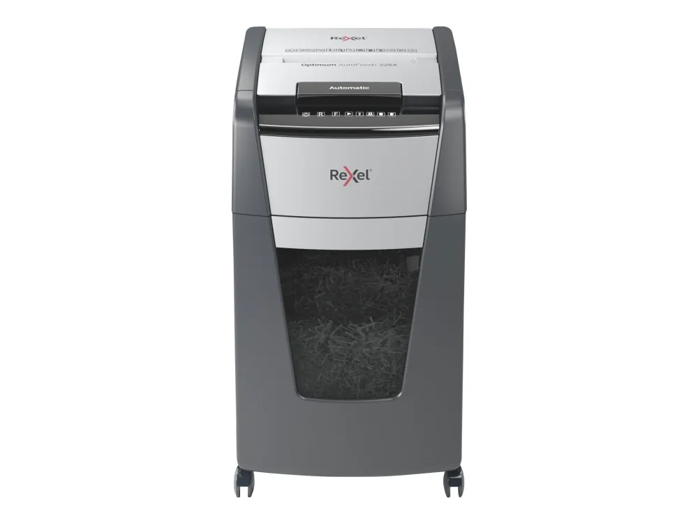 Makulator Rexel Optimum AutoFeed  225X krydsmakulering 4x25 mm (P-4)
