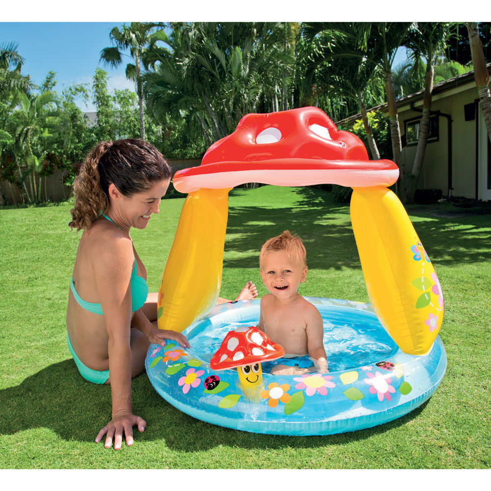 Piscinette ombrelle champignon Intex