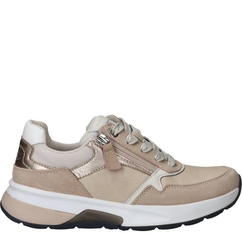 Gabor Rollingsoft Sneakers Beige Dames