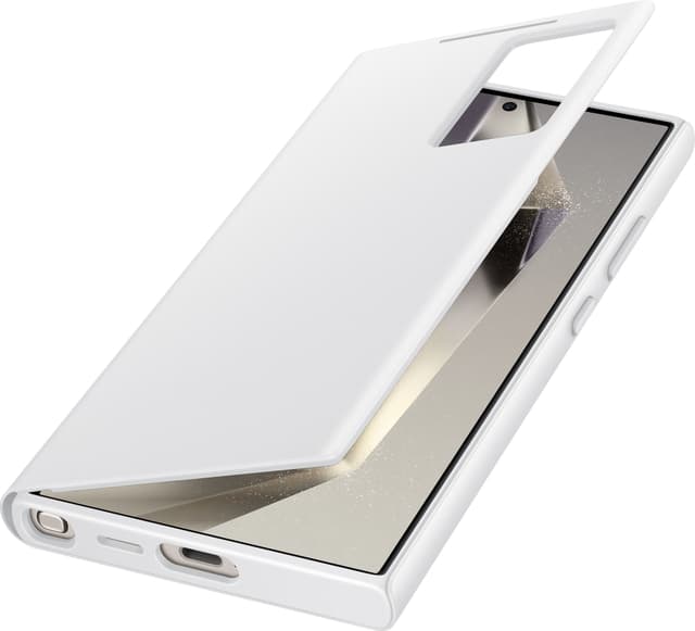 Samsung Galaxy S24 Ultra Smart View Pungetui (hvid)