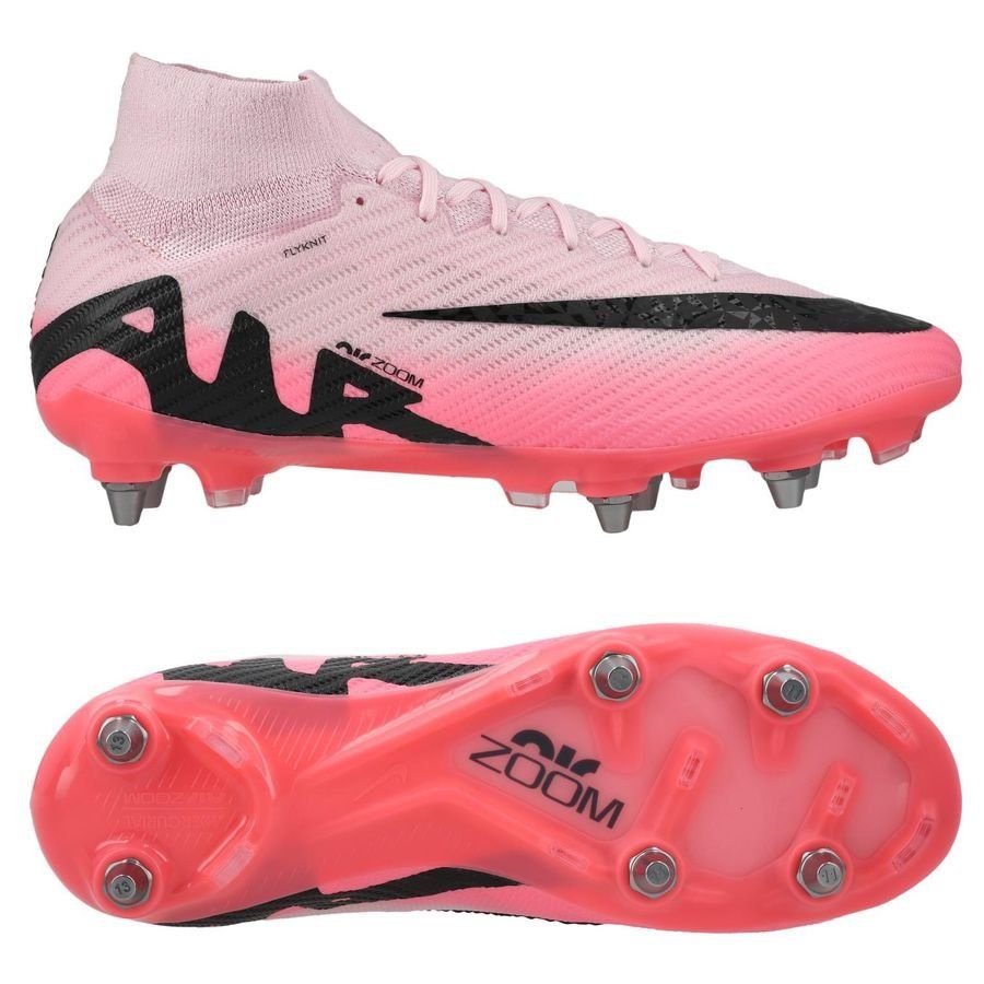 Nike Air Zoom Mercurial Superfly Elite 9 SG-PRO ÉDITION JOUEUR Mad Brilliance - Rose/Noir