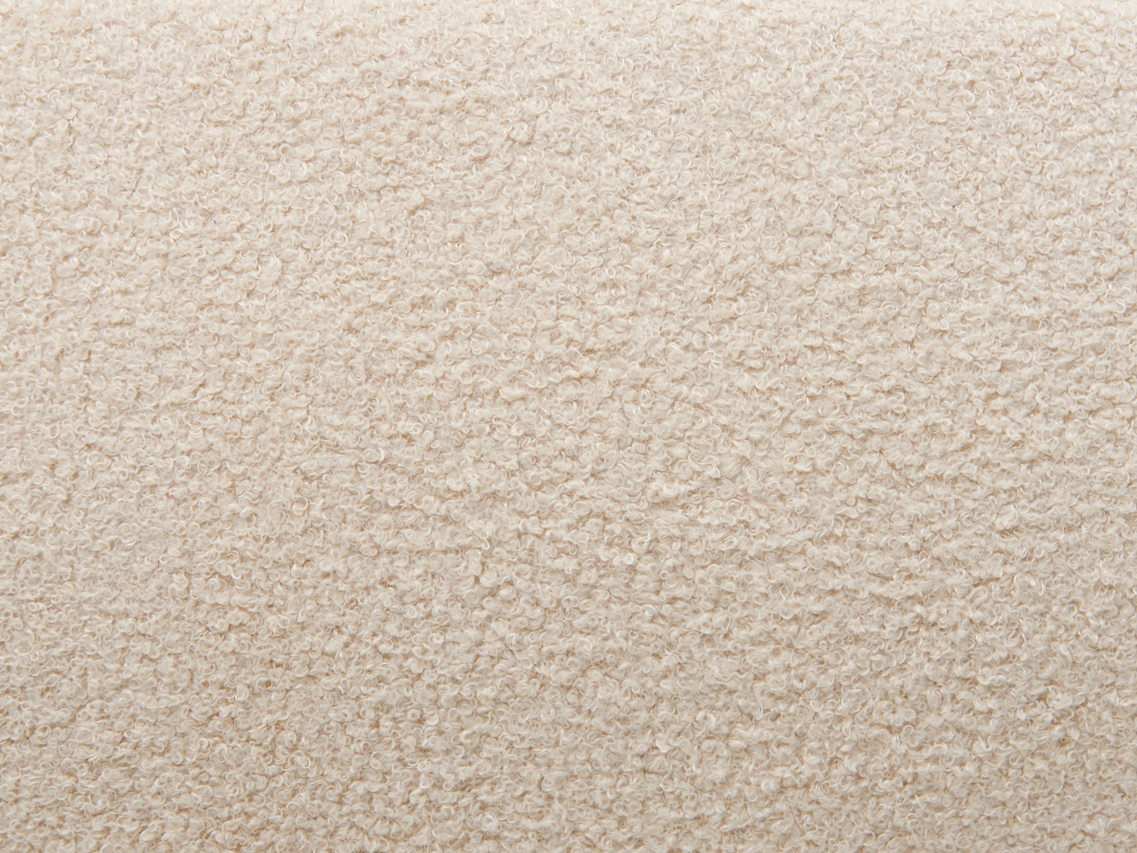 Waterbed Bouclé VINAY 180 x 200 cm Lichtbeige
