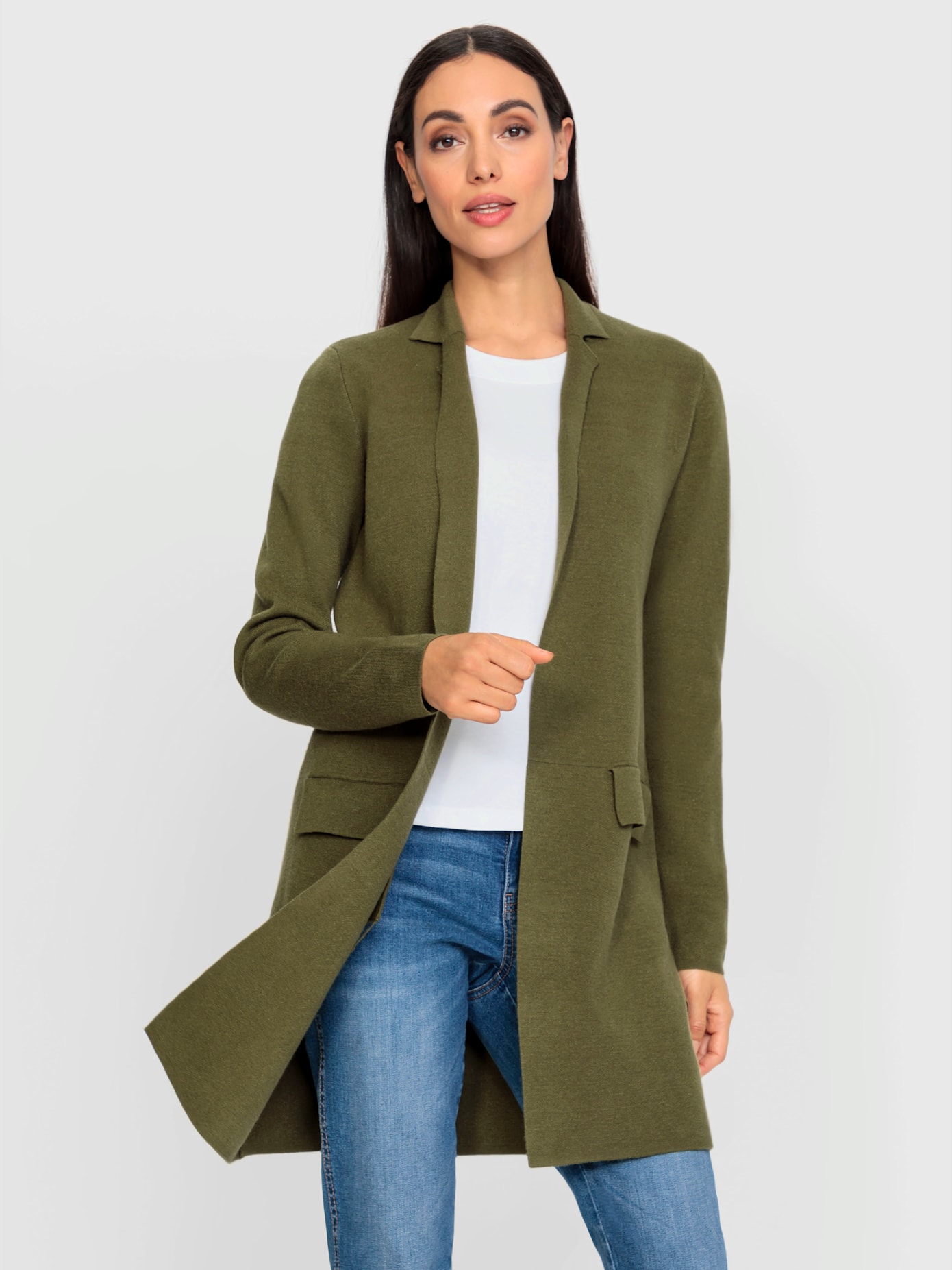 Manteau en tricot look tendance