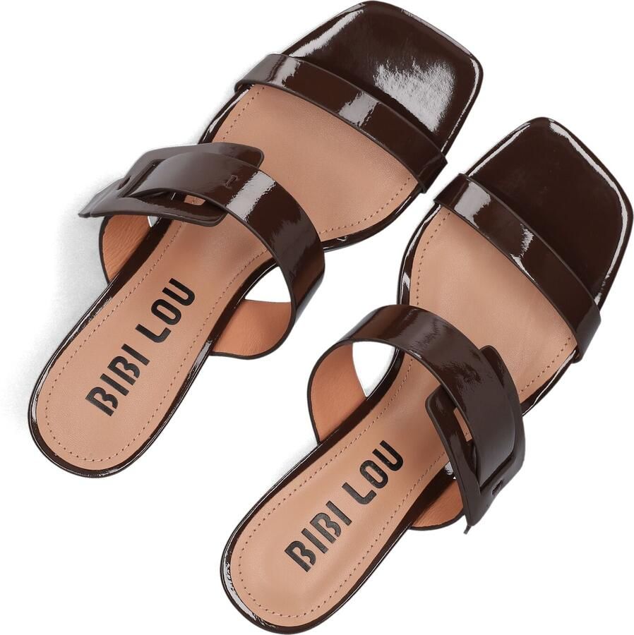 BIBI LOU Muiltjes Dames 662z21vk Mules Maat: 39 Materiaal: Lakleer Kleur: Bruin