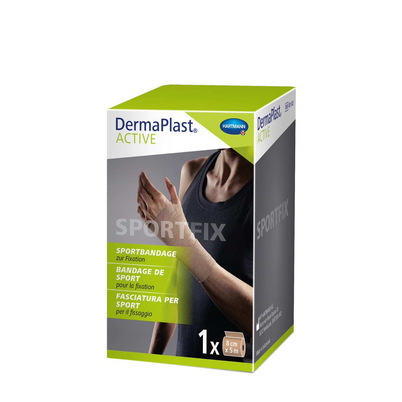 DERMAPLAST Active Sportbandage 8cmx5m 1 Stk