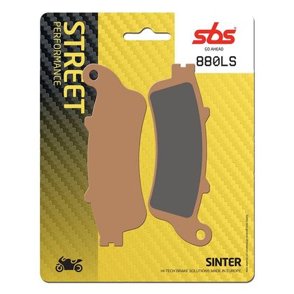 Plaquettes de freins SBS 880LS Sinter Métal Fritté Arrière