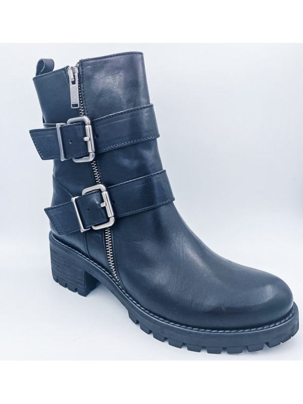 Bottines Bikers Valcia Noires - Minka
