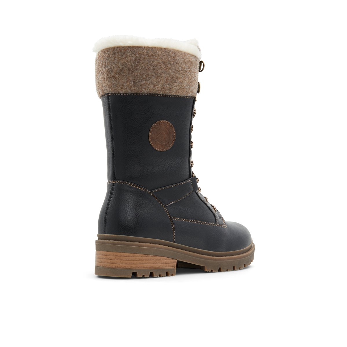 BANFF TRAIL PREMIUM-Sevoican-Bottes mi-mollet d'hiver - Semelle tracteur - Noir