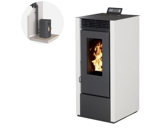 INTERSTOVES - Poêle à granulés Pack poêle à granules marina 11kw etanche + kit conduit vent...