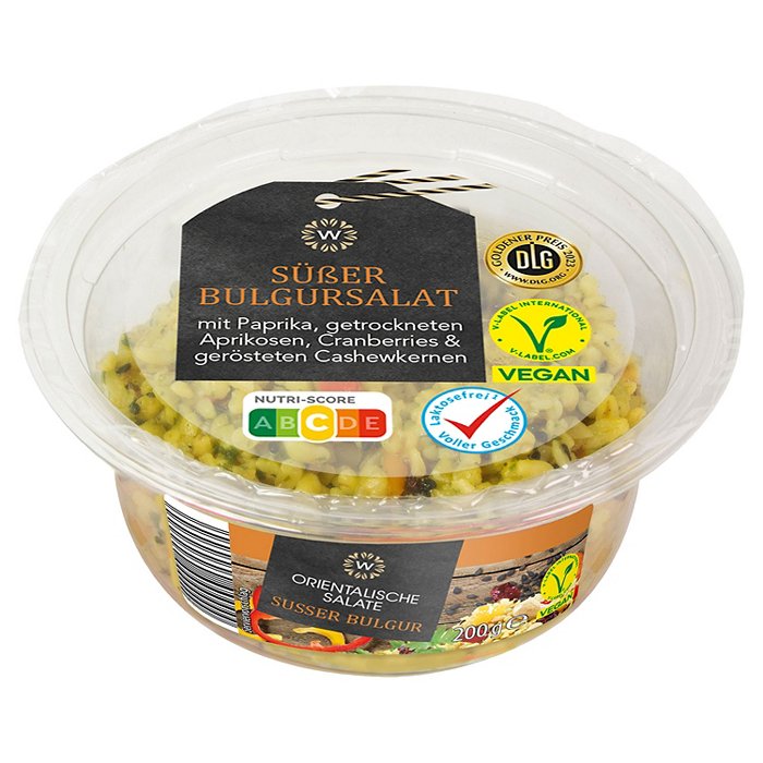 WONNEMEYER Orientalischer Salat 200 g, Bulgur süß