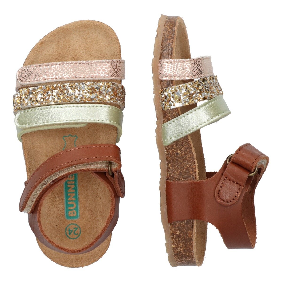 Babs Beach - Sandalen Bunnies Cognac