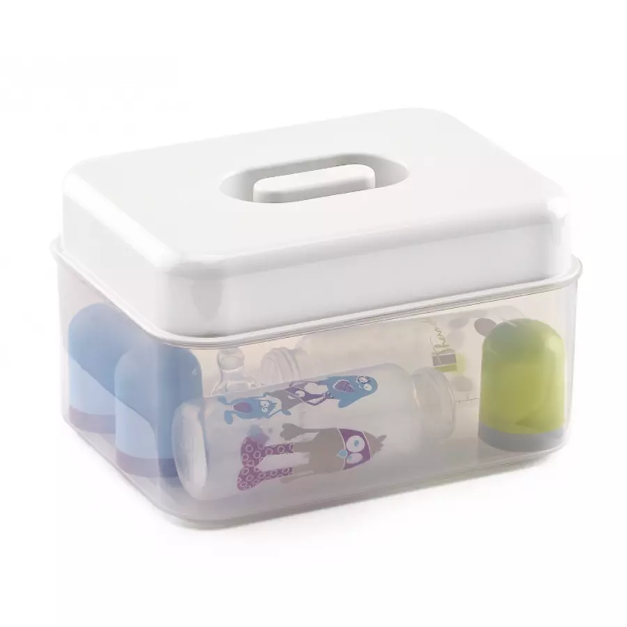 Thermobaby® Sterilisationsbehälter (für Heiß- und Kaltsterilisation), weiß