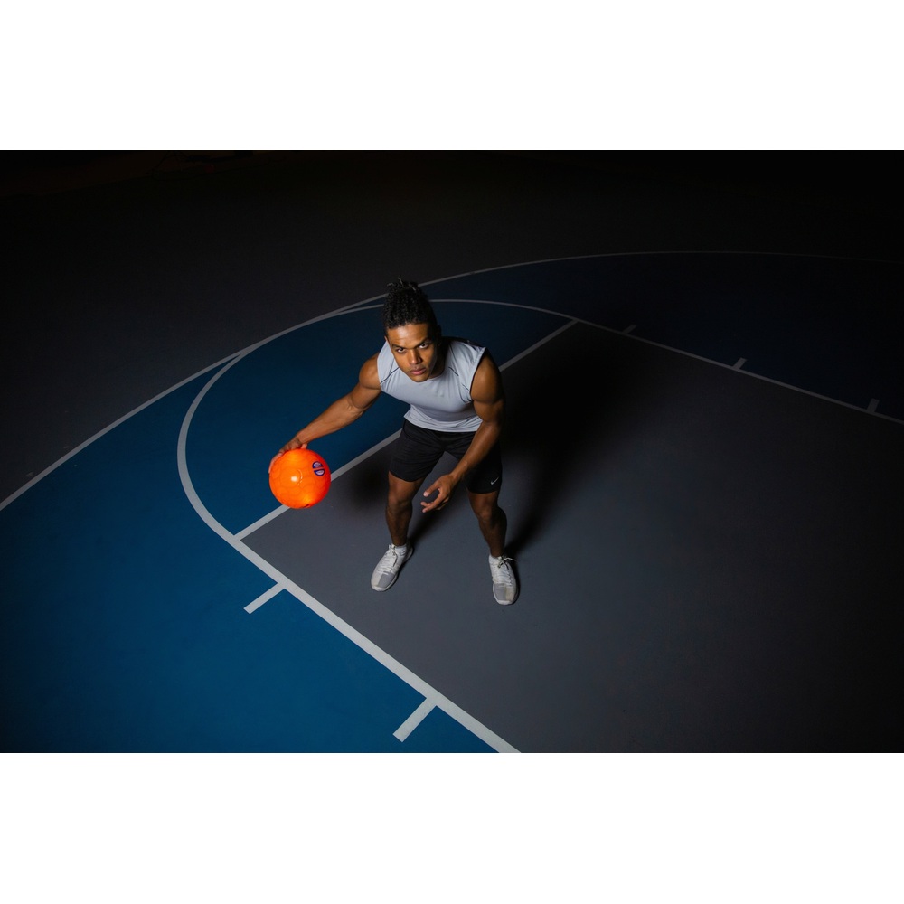 Tangle NightBall Leuchtbasketball Orange
