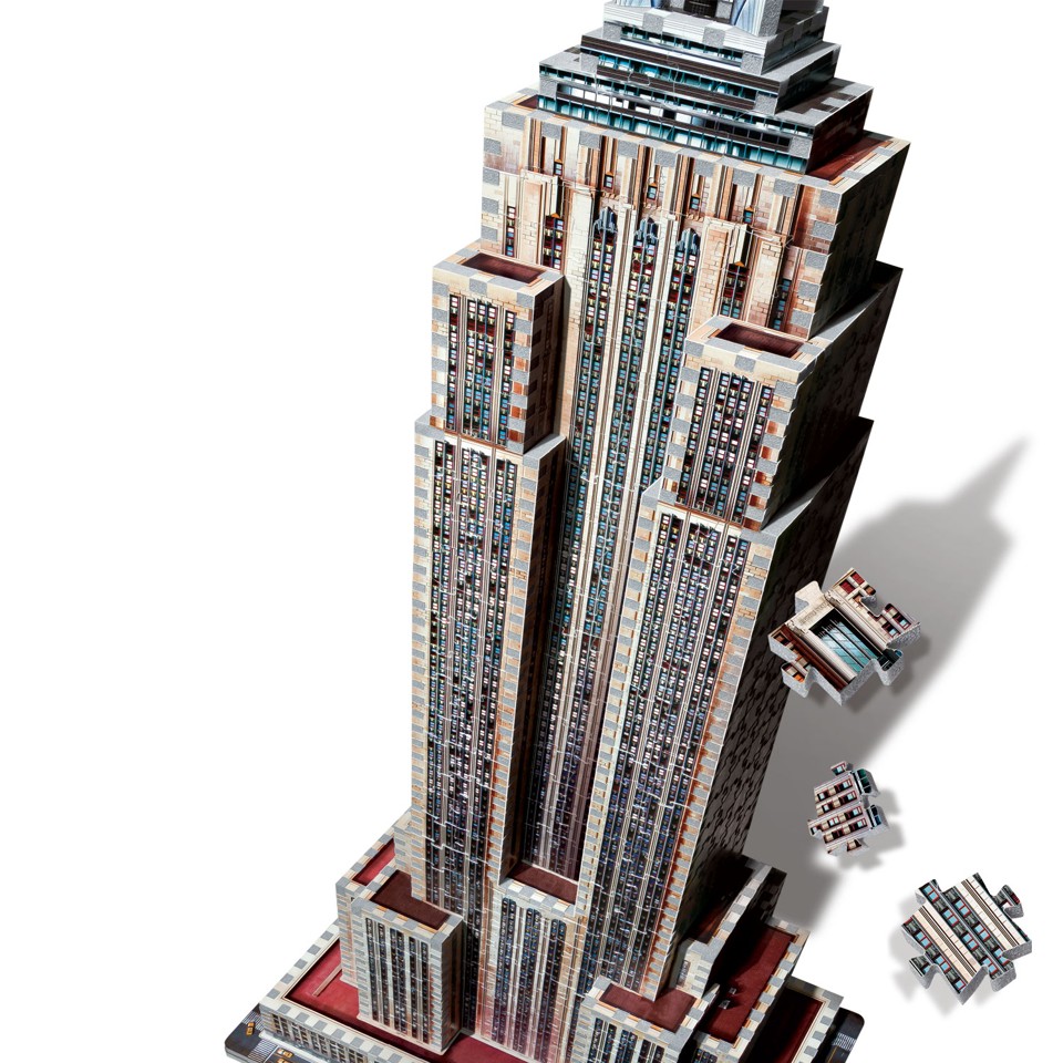 Wrebbit 3D Puslespil - Empire State Building