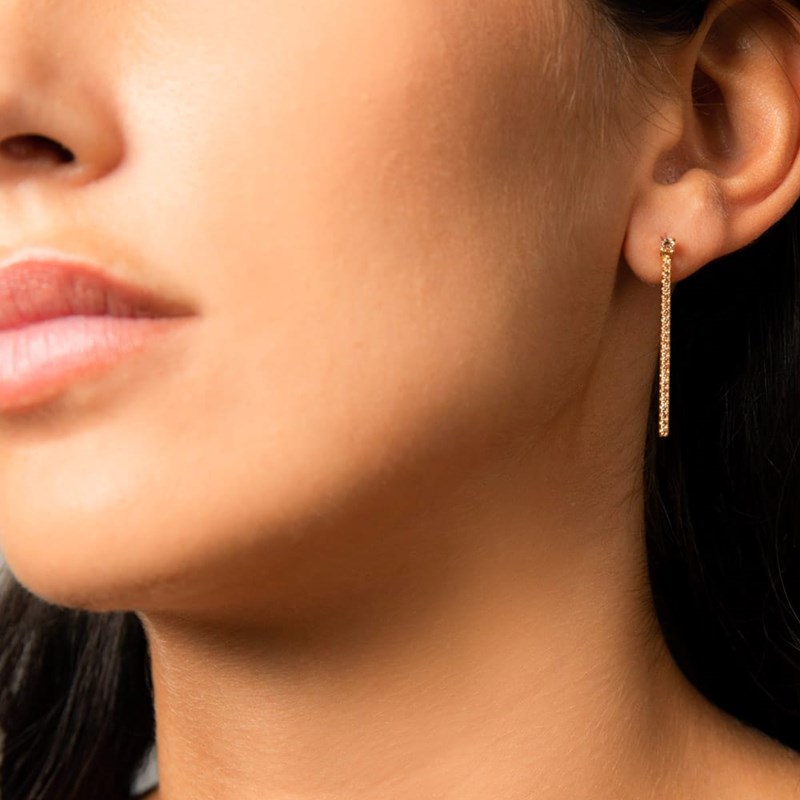 Boucles D'oreilles Argent Doré