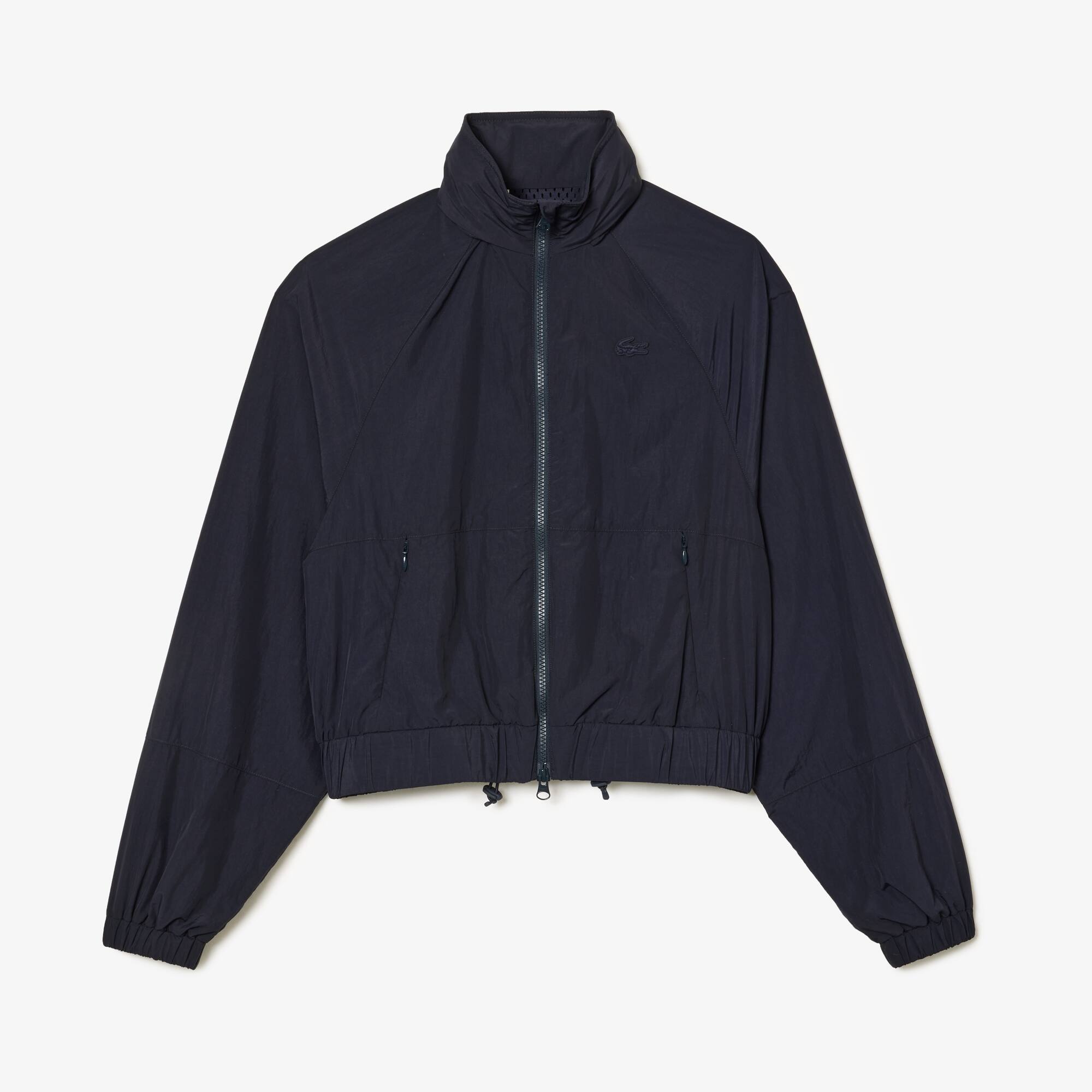 Kurze Nylon-Trainingsjacke mit Kapuze Jacken & Mäntel - Blau - Lacoste - Damen