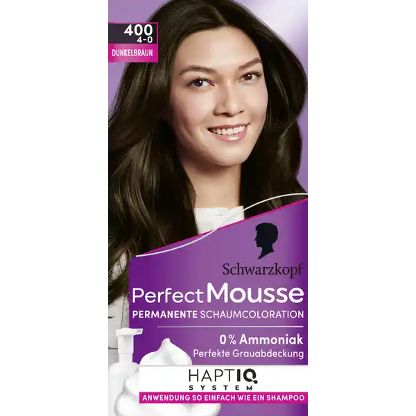 Perfect Mousse Schaumcoloration 400 Dunkelbraun