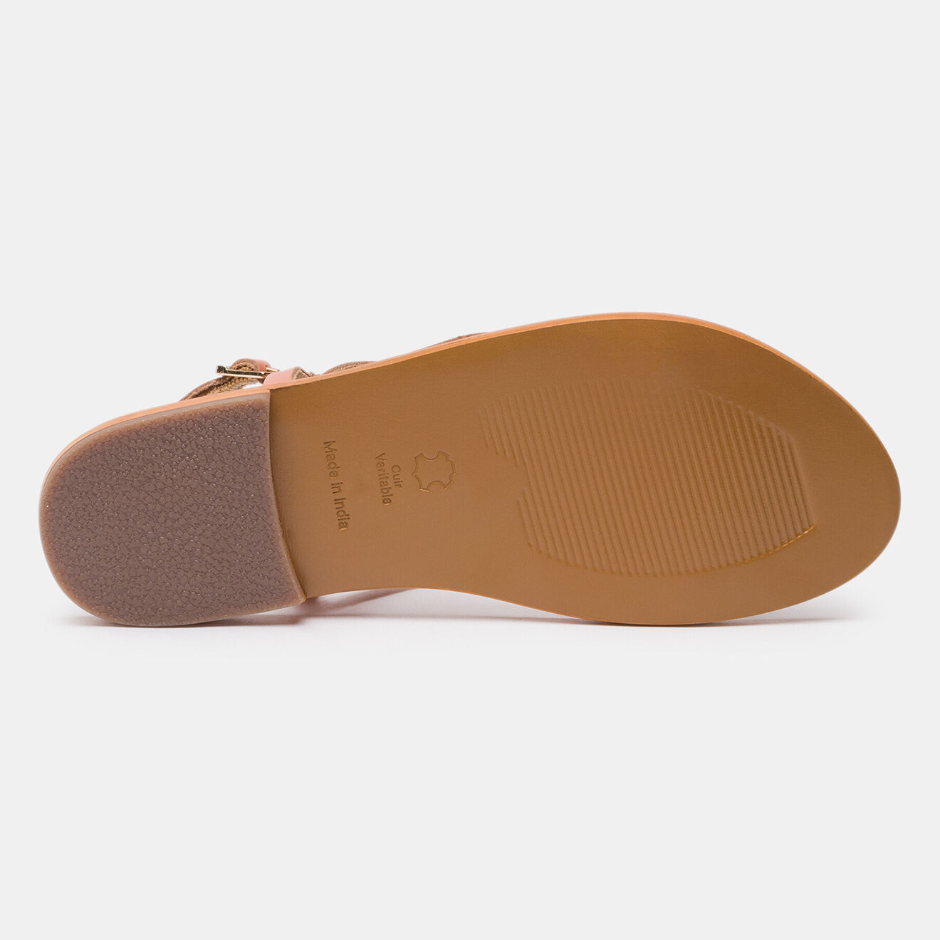 Les Bagatelles Sandales en Cuir Morris rose/marron