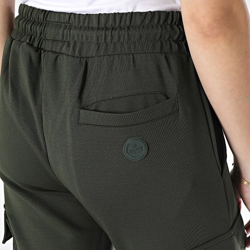 Pantalon Cargo Femme Vert Kaki