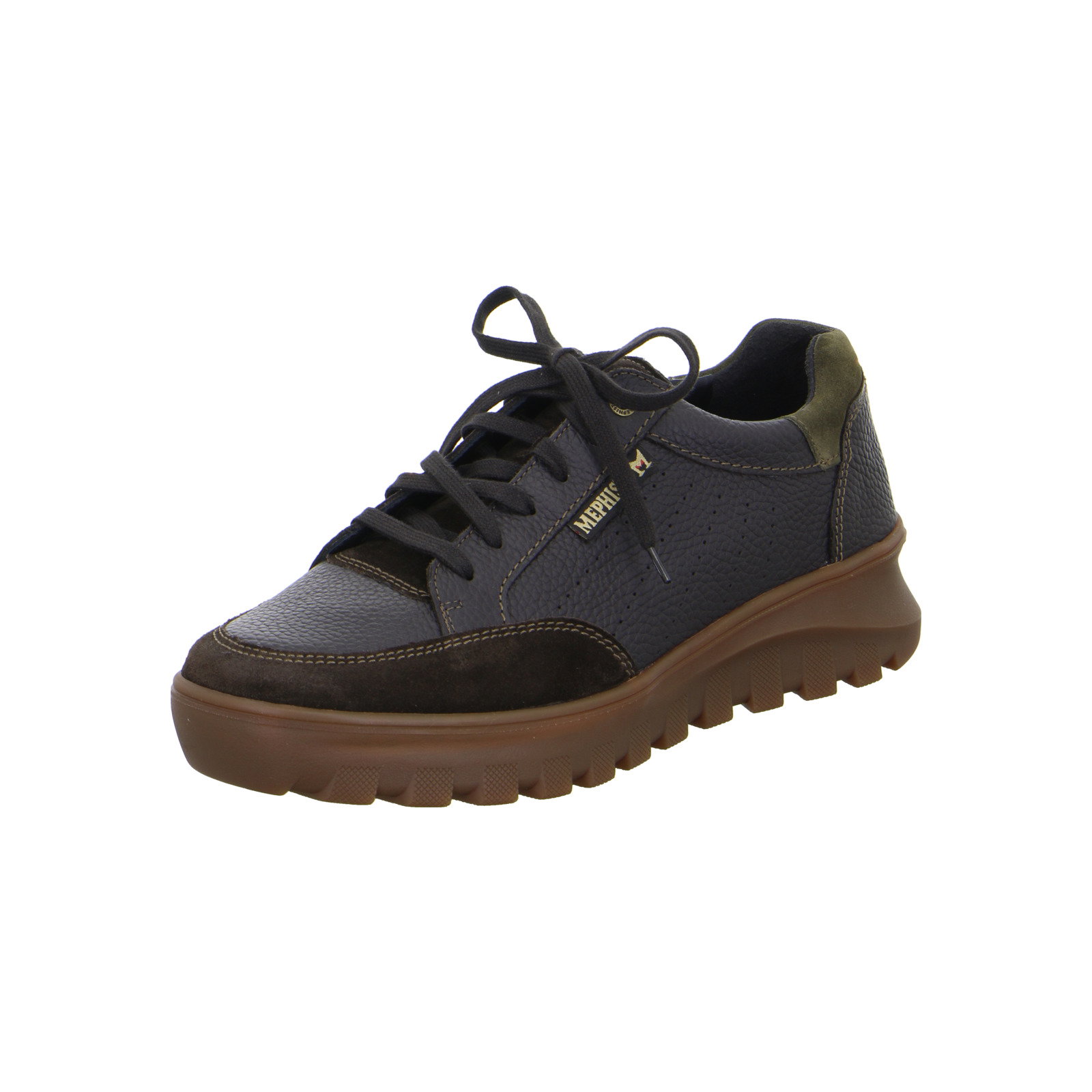 Mephisto chausures lacet Flynn marron foncé
