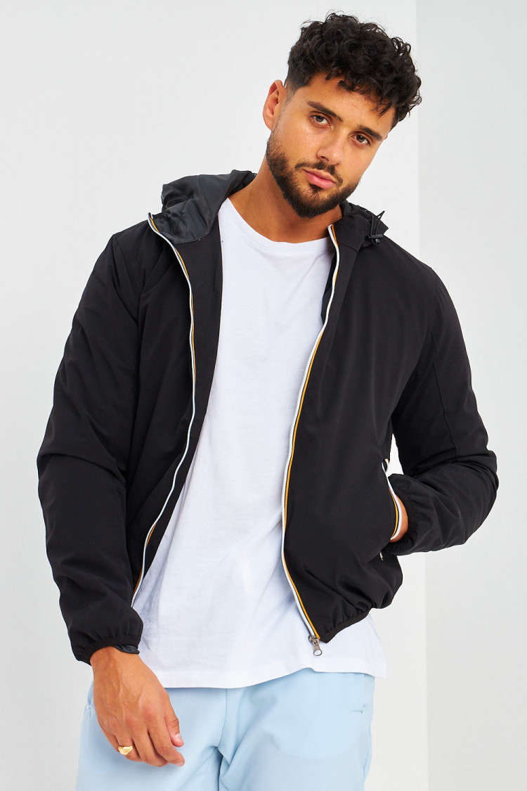 Blouson à capuche noir