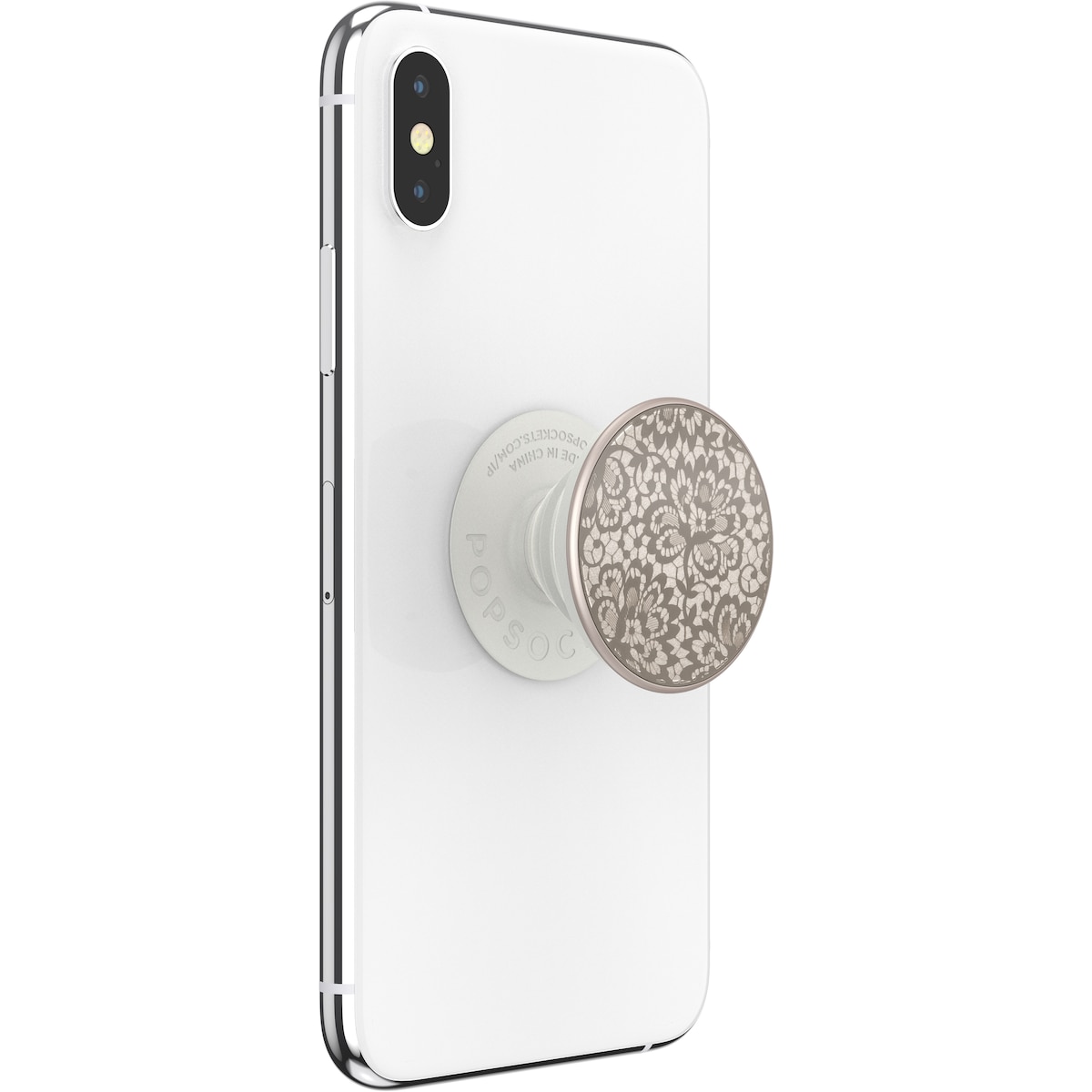 Popsockets Luxe grep til mobile enheter (lasercut metal floral lace)