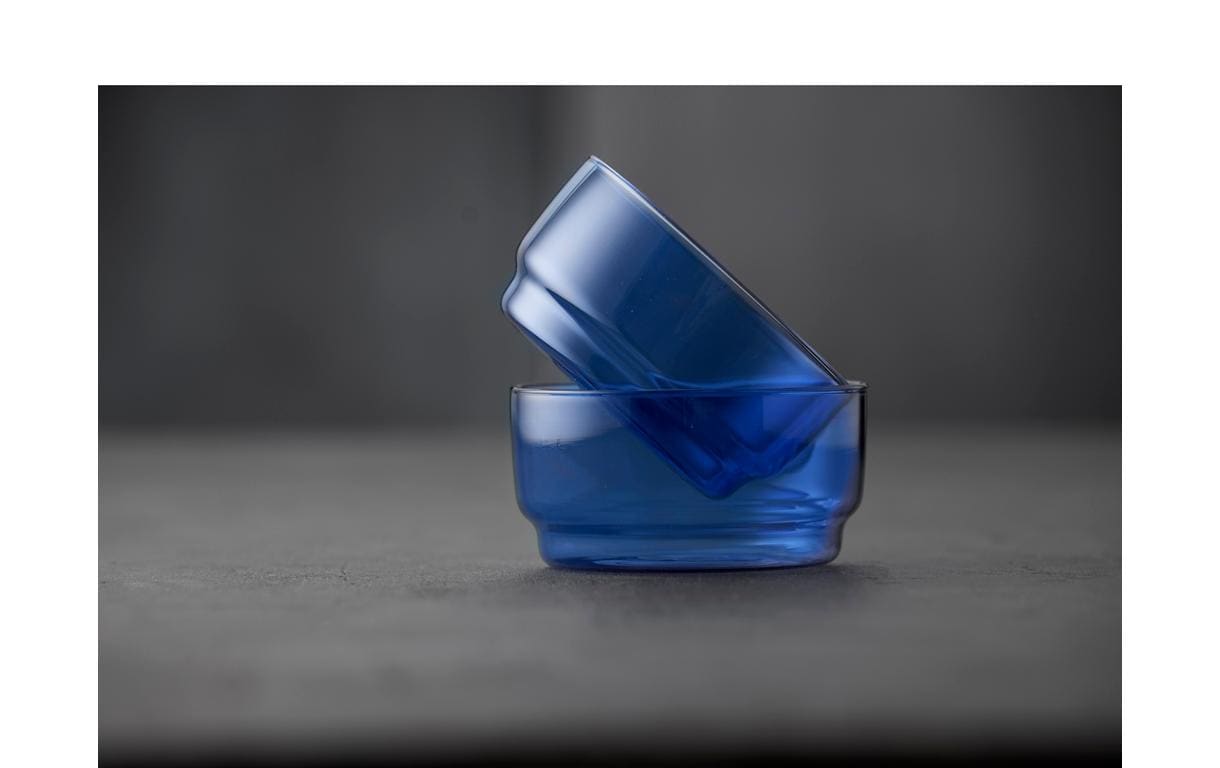 Schale Torino Blau, 2 Stück, 12 cmGlasschüssel zum Servieren einer Vielzahl von Speisen