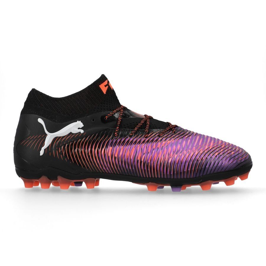PUMA Future 8 Ultimate MG Unlimited - Noir/Blanc/Glowing Red