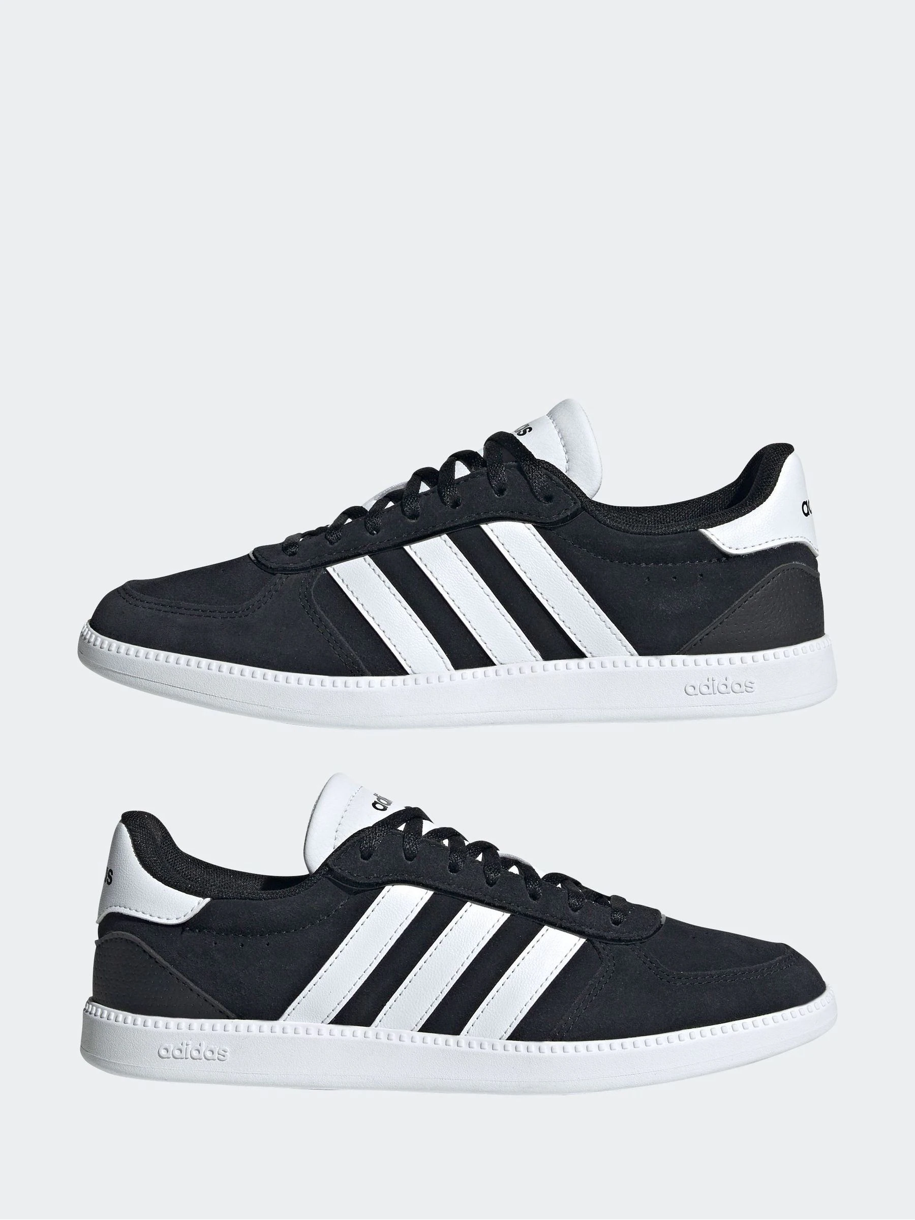 Zwart met lichte wassing - adidas Breaknet Sleek sneakers