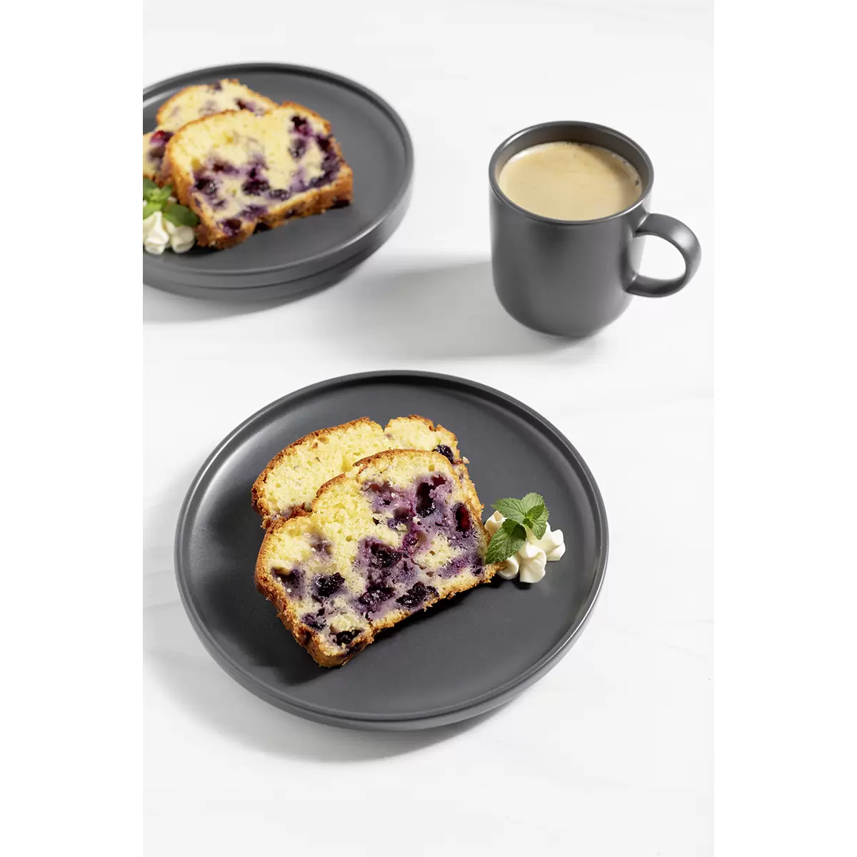 Kaffeebecherset 4tlg VADA Dunkelgrau