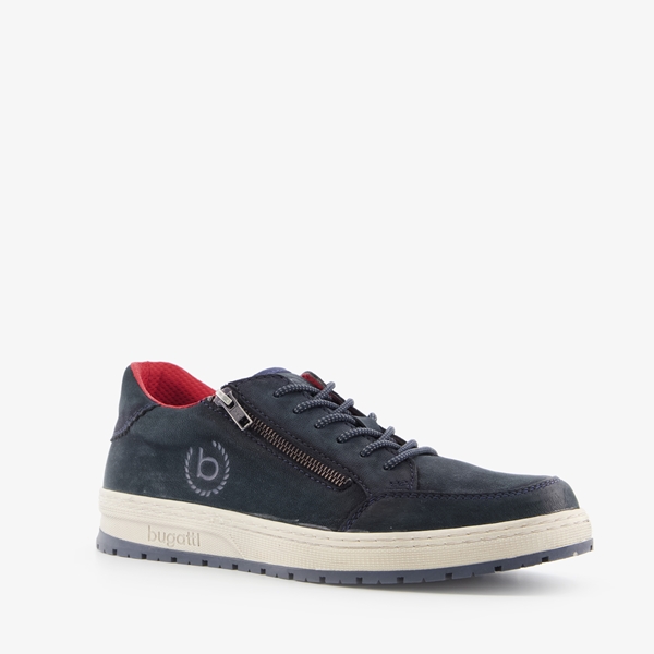 Bugatti leren heren sneakers met rits