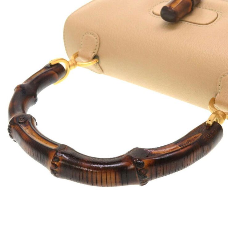 Gucci Vintage Gucci Bamboo Beige