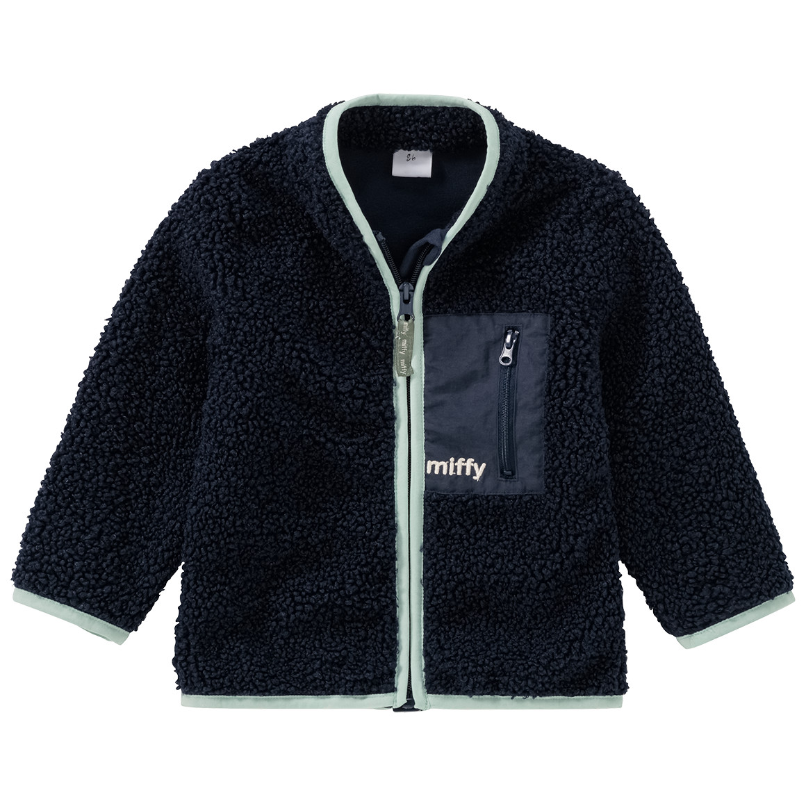 Topomini Miffy Teddyjacke mit Reißverschluss dunkelblau
