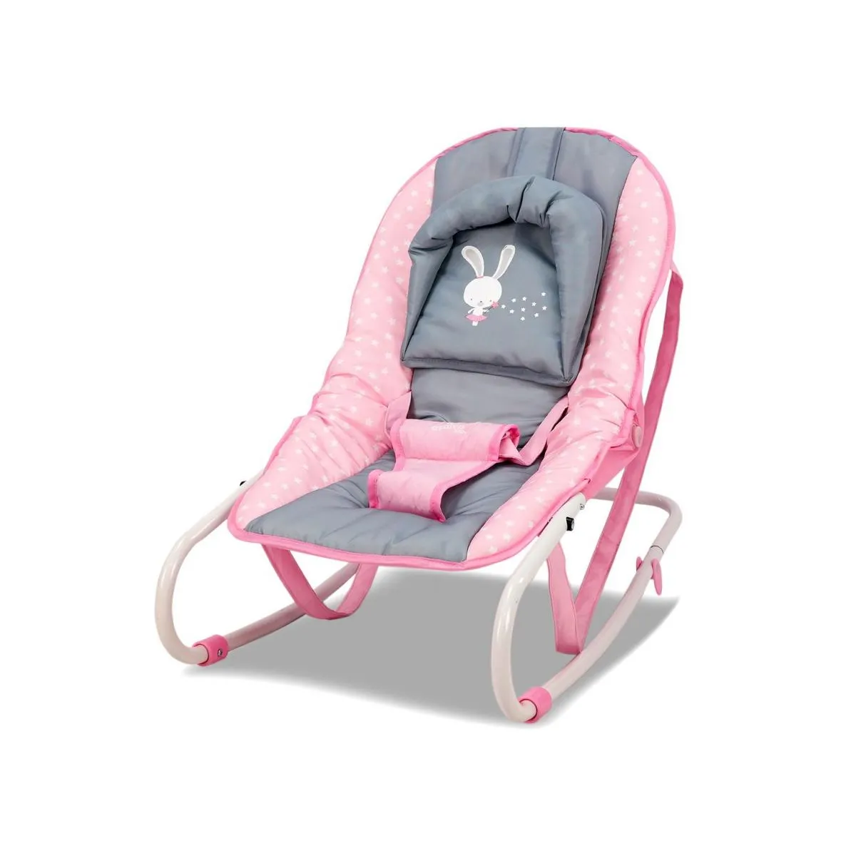 ASALVO Transat Fluffy Baby Rabbit Rose